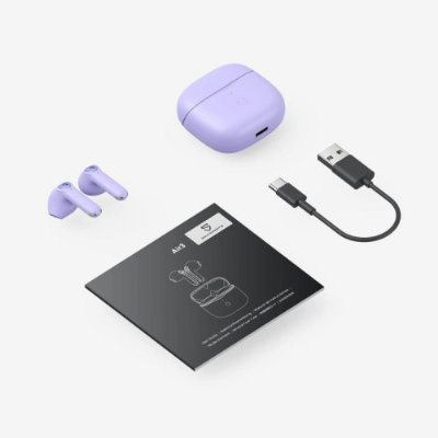 Soundpeats Air3 TWS Mor Kulak İçi Bluetooth Kulaklık Teşhir