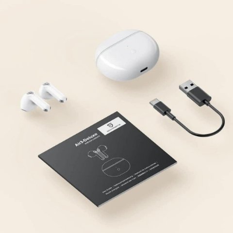 Soundpeats Air3 Deluxe TWS Beyaz Kulak İçi Bluetooth Kulaklık Teşhir
