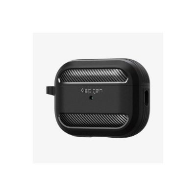 Spigen AirPods Pro (2.Nesil) Kılıf, Spigen Rugged Armor Matte Black Outlet