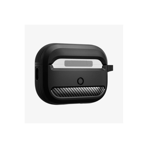 Spigen AirPods Pro (2. nesil) Kılıf Rugged Armor Matte Black - ACS05482