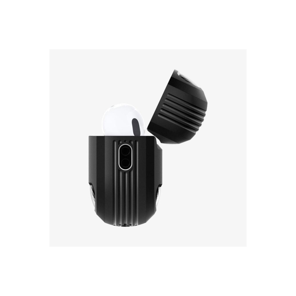 Spigen AirPods Pro (2. nesil) Kılıf Rugged Armor Matte Black - ACS05482