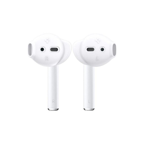 AirPods 2/1 Nesil Uyumlu Kılıf, Spigen Earhooks Teka RA201 White
