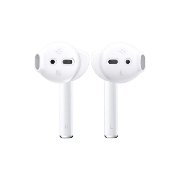 AirPods 2/1 Nesil Uyumlu Kılıf, Spigen Earhooks Teka RA201 White