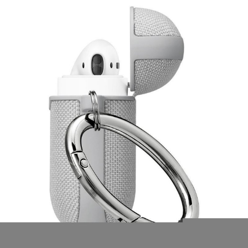 Spigen Apple AirPods 2/1 Nesil Uyumlu Kılıf Urban Fit Dokuma Gray