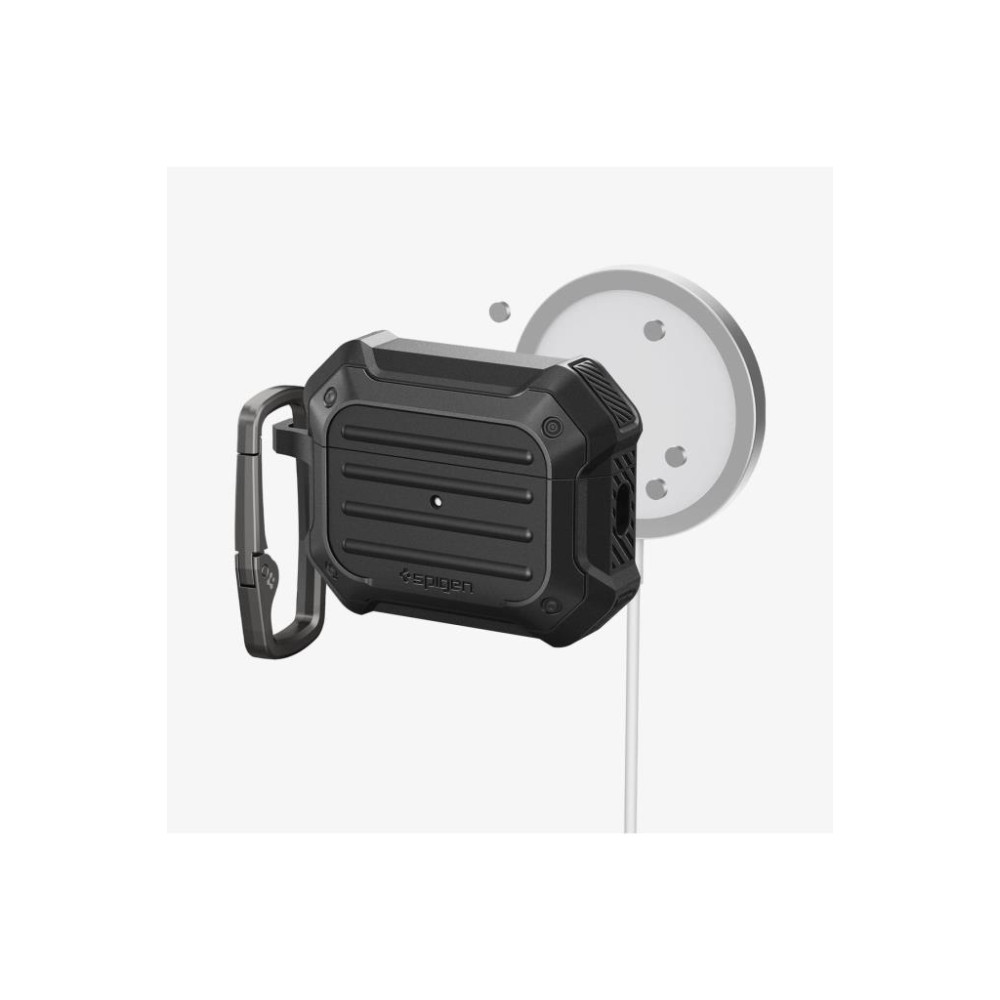 Spigen AirPods Pro (2. nesil) Kılıf Tough Armor Magfit MagSafe Özellikli Black - ACS05480 Outlet