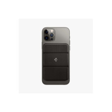 Spigen Apple iPhone 15 / iPhone 14 / iPhone 13 / iPhone 12 Serileri için Smart Fold Manyetik Cüzdan MagSafe Gunmetal Outlet