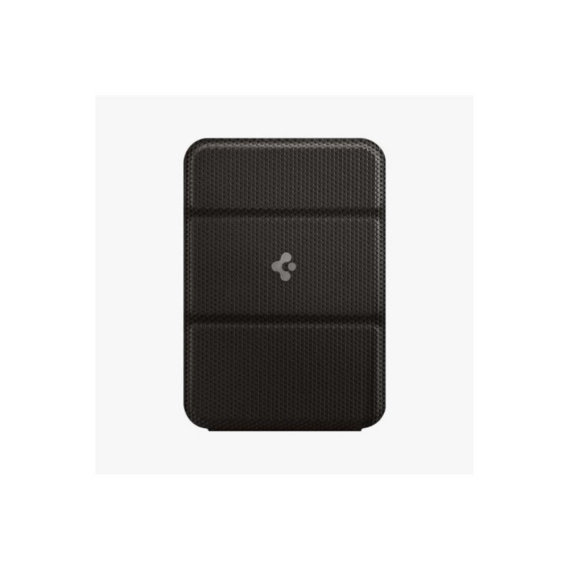 Spigen Apple iPhone 15 / iPhone 14 / iPhone 13 / iPhone 12 Serileri için Smart Fold Manyetik Cüzdan MagSafe Gunmetal Outlet