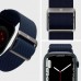Spigen Apple Watch 41mm / 40mm / 38mm (Seri 1/2/3/4/5/6/SE/7/SE 2/8 ile Uyumlu) Kayış Kordon Band Lite Fit Navy - AMP02291