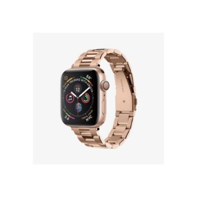 Spigen Apple Watch 42mm Seri 10 - 41mm Seri 9/8/7 - 40mm Seri SE2/SE/6/5/4 Kordon Kayış Band Modern Fit Rose Gold Outlet