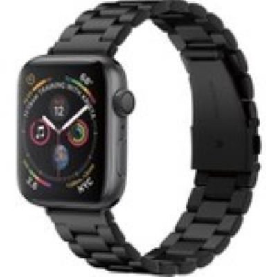Spigen Apple Watch 49mm / 45mm / 44mm / 42mm (Seri 1/2/3/4/5/6/SE/SE2/7/8/9/Ultra 1/2 ile Uyumlu) Kayış Kordon Modern Fit Black - 062MP25403