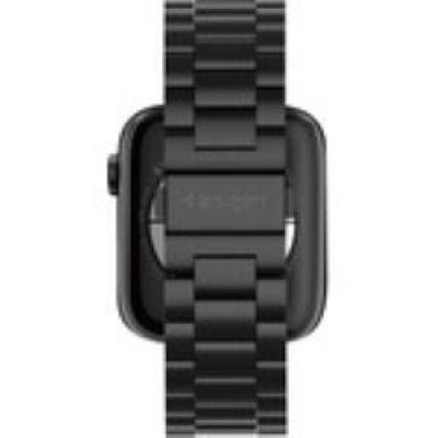Spigen Apple Watch 49mm / 45mm / 44mm / 42mm (Seri 1/2/3/4/5/6/SE/SE2/7/8/9/Ultra 1/2 ile Uyumlu) Kayış Kordon Modern Fit Black - 062MP25403