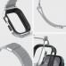 Spigen Apple Watch Seri 8/7 (41mm) ile Uyumlu Kılıf & Kayış Metal Fit Pro Silver - ACS04586 Outlet