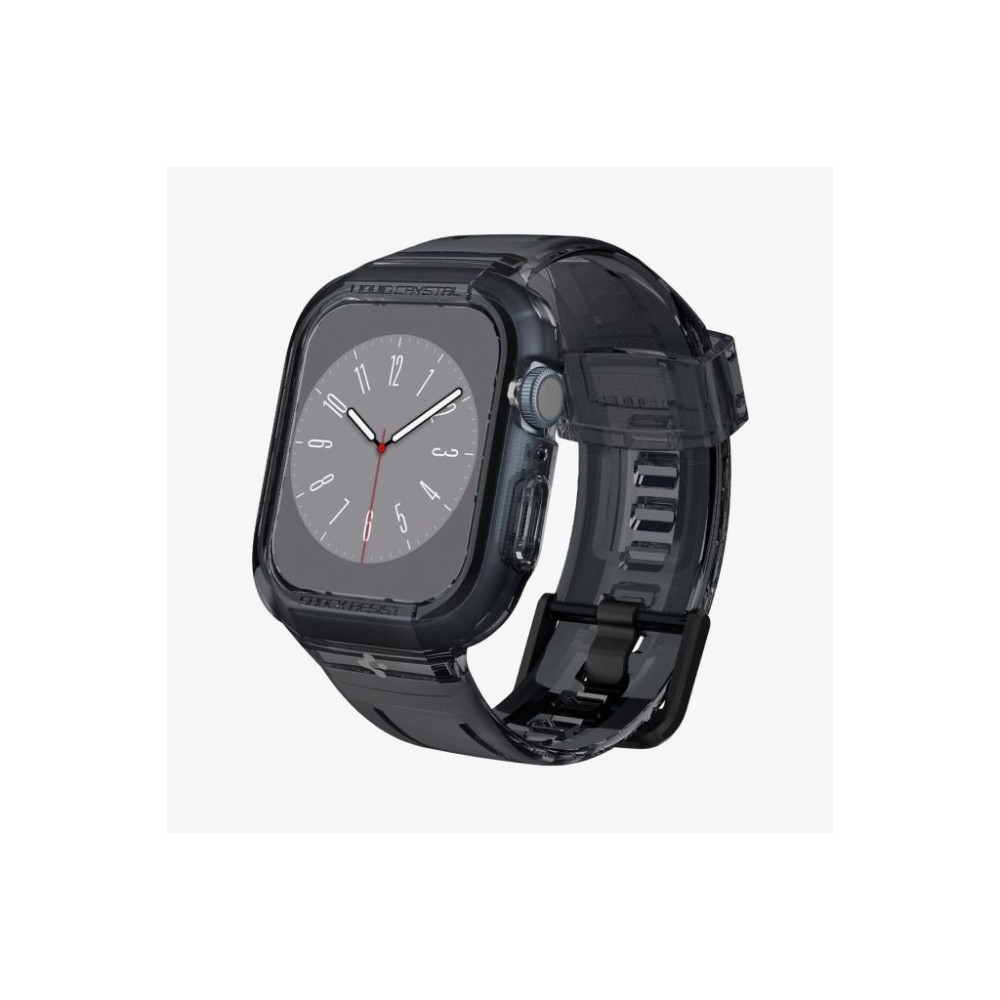 Spigen Apple Watch 45mm (Seri 9/8/7) Kılıf & Kordon Kayış Liquid Crystal Pro Space Crystal - ACS04173 Teşhir