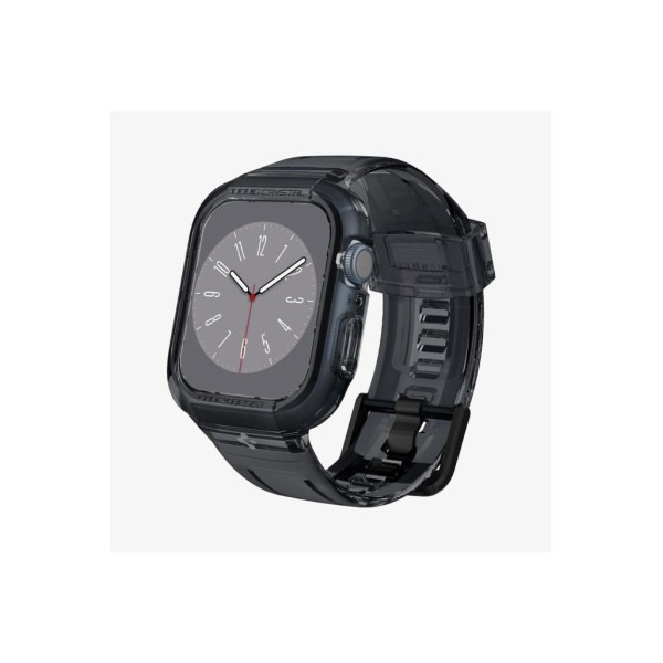 Spigen Apple Watch 45mm (Seri 9/8/7) Kılıf & Kordon Kayış Liquid Crystal Pro Space Crystal - ACS04173 Teşhir