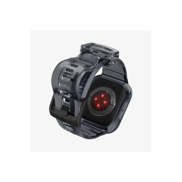 Spigen Apple Watch 45mm (Seri 9/8/7) Kılıf & Kordon Kayış Liquid Crystal Pro Space Crystal - ACS04173 Teşhir