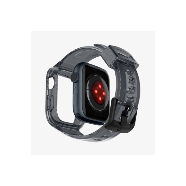 Spigen Apple Watch 45mm (Seri 9/8/7) Kılıf & Kordon Kayış Liquid Crystal Pro Space Crystal - ACS04173 Teşhir