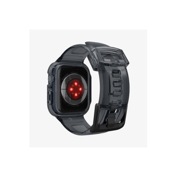 Spigen Apple Watch 45mm (Seri 9/8/7) Kılıf & Kordon Kayış Liquid Crystal Pro Space Crystal - ACS04173 Teşhir