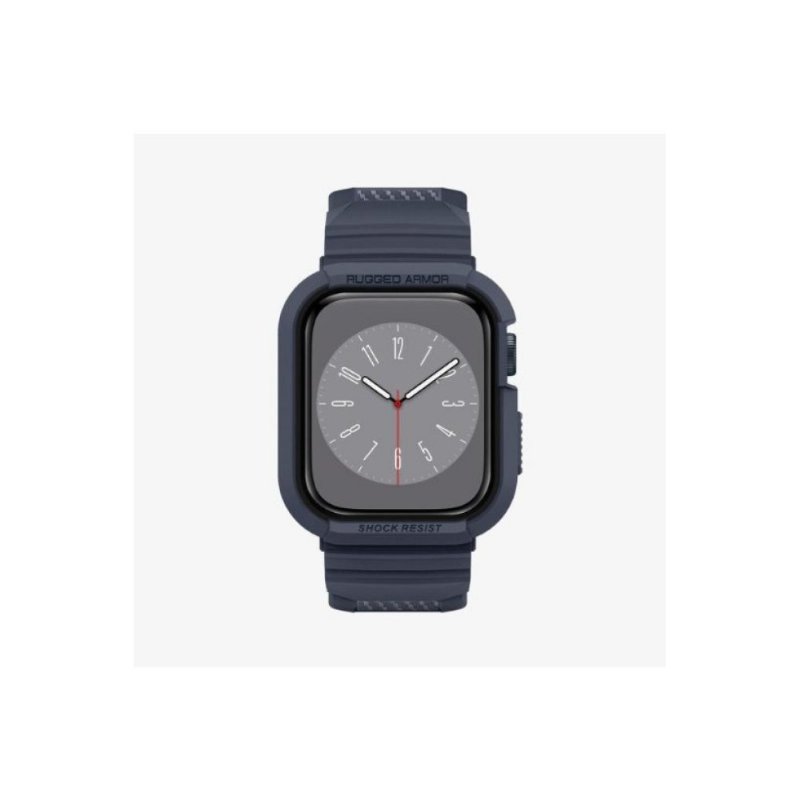 Apple Watch Seri (45mm / 44mm) Kılıf, Spigen Rugged Armor Pro Charcoal Gray Outlet