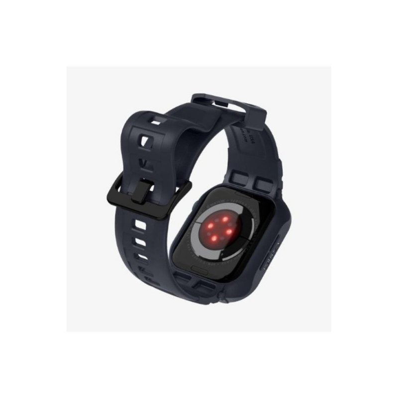 Apple Watch Seri (45mm / 44mm) Kılıf, Spigen Rugged Armor Pro Charcoal Gray Outlet