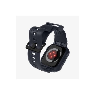 Apple Watch Seri (45mm / 44mm) Kılıf, Spigen Rugged Armor Pro Charcoal Gray Outlet