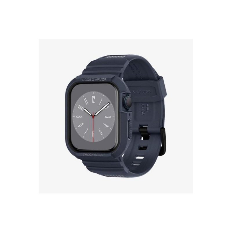 Apple Watch Seri (45mm / 44mm) Kılıf, Spigen Rugged Armor Pro Charcoal Gray Outlet
