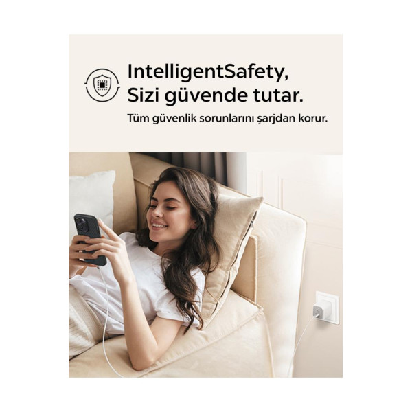 Spigen 65W USB-C Hızlı Şarj Aleti + 2m Şarj Kablo Samsung PPS 2.0 GaN Super Hızlı Type-C Black - ACH05475 Outlet