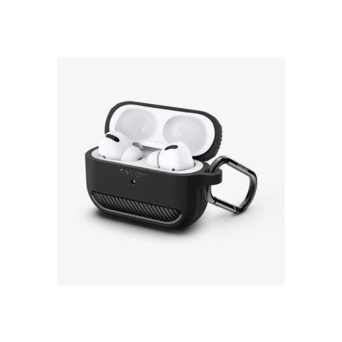 Spigen AirPods Pro Kulaklık Kılıf, Spigen Rugged Armor Matte Black Outlet