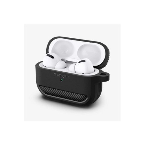 Spigen AirPods Pro Kulaklık Kılıf, Spigen Rugged Armor Matte Black Teşhir