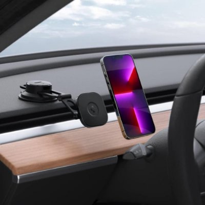 Spigen MagFit Dashboard Araç içi Telefon Tutucu iPhone için MagSafe özellikli OneTap 3 ITS35-3 - ACP04630