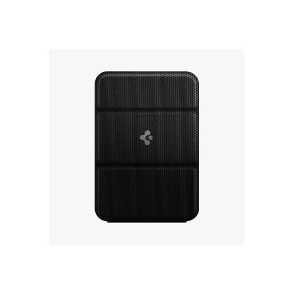 Spigen MagFit iPhone için MagSafe özellikli Kartlı Manyetik Cüzdan Smart Fold Wallet Black - AMP02746 Teşhir