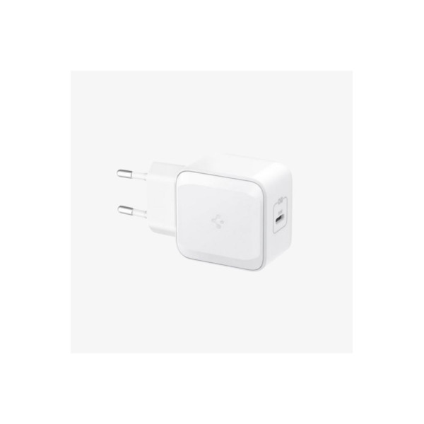 Spigen 30W GaN USB-C Adaptör Hızlı Şarj Aleti iPhone&Android&iPad&MacBook Type-C PE2008 White Outlet