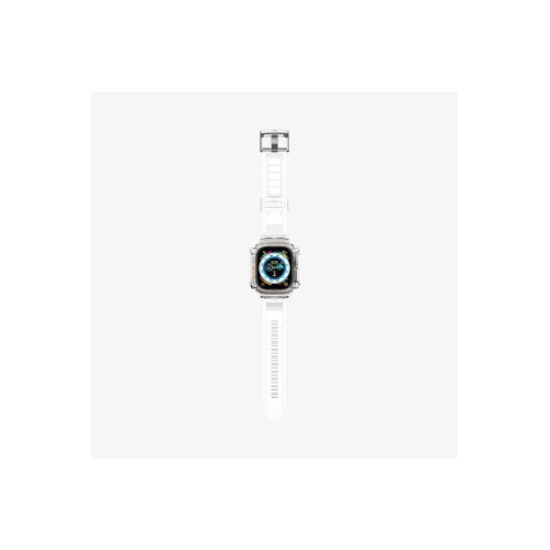 Spigen Apple Watch 49mm (Ultra 2/1) Kılıf & Kordon Kayış Rugged Armor Pro Crystal Clear Outlet