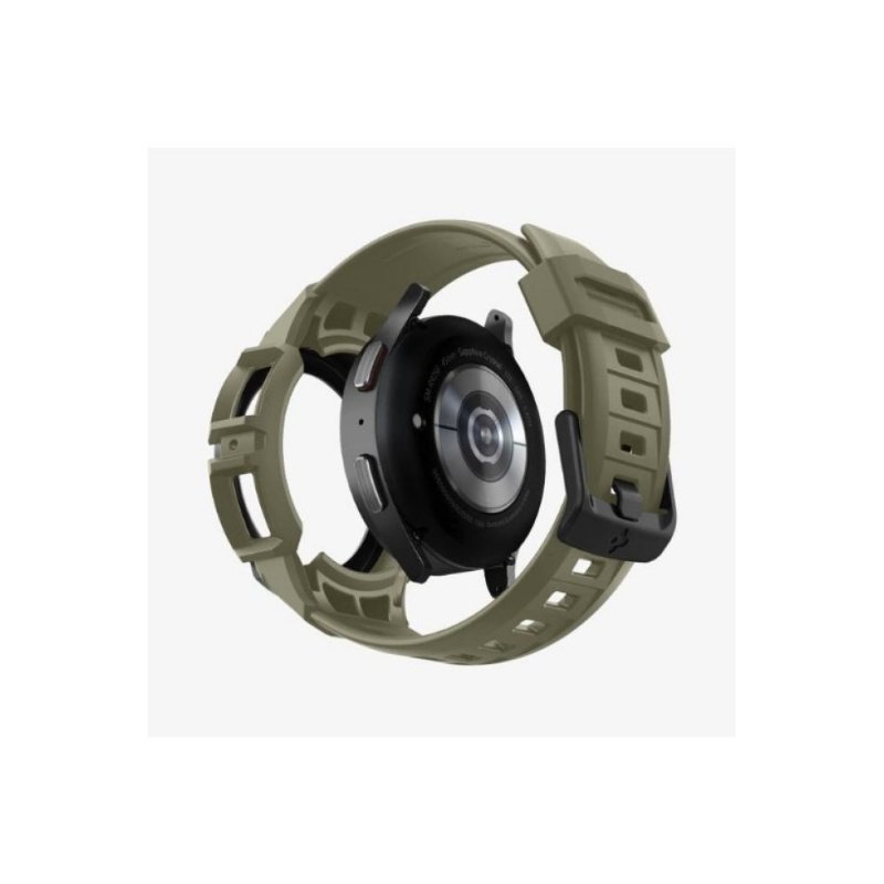 Spigen Galaxy Watch 5 Pro (45mm) Kılıf & Kordon Kayış Rugged Armor Pro Vintage Khaki Outlet