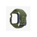 Spigen Apple Watch 45mm (Seri 9/8/7) Kılıf & Kordon Kayış Liquid Air Pro Moss Green Outlet