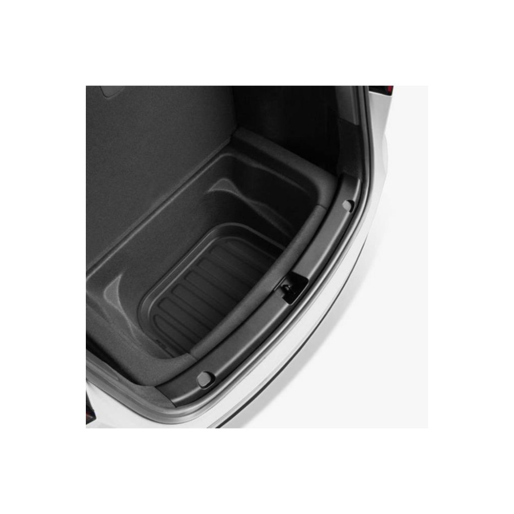 Spigen Tesla Model Y (2024-2023) Rear Trunk Arka Bagaj Alt Gizli Bölme 3D Havuz Paspas Black TL00-Y Black