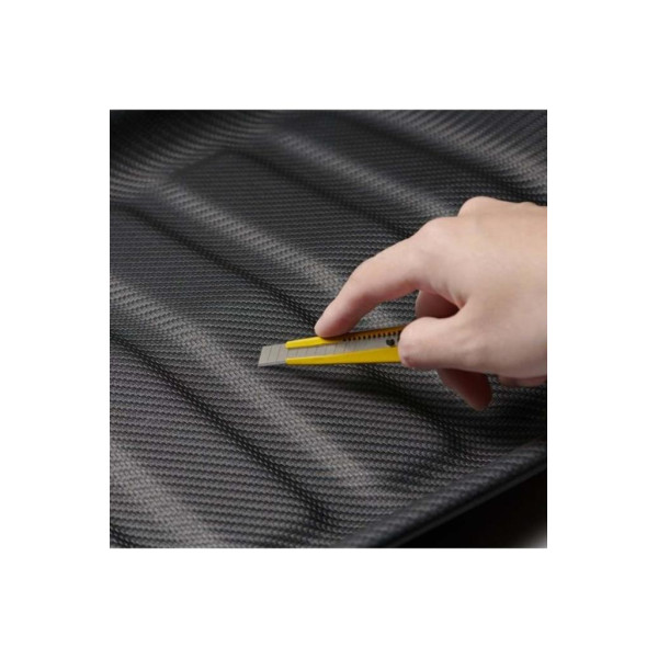 Spigen Tesla Model Y (2024-2023) Rear Trunk Arka Bagaj Alt Gizli Bölme 3D Havuz Paspas Black TL00-Y Black