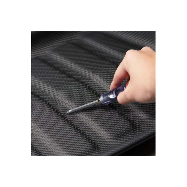 Spigen Tesla Model Y (2024-2023) Rear Trunk Arka Bagaj Alt Gizli Bölme 3D Havuz Paspas Black TL00-Y Black