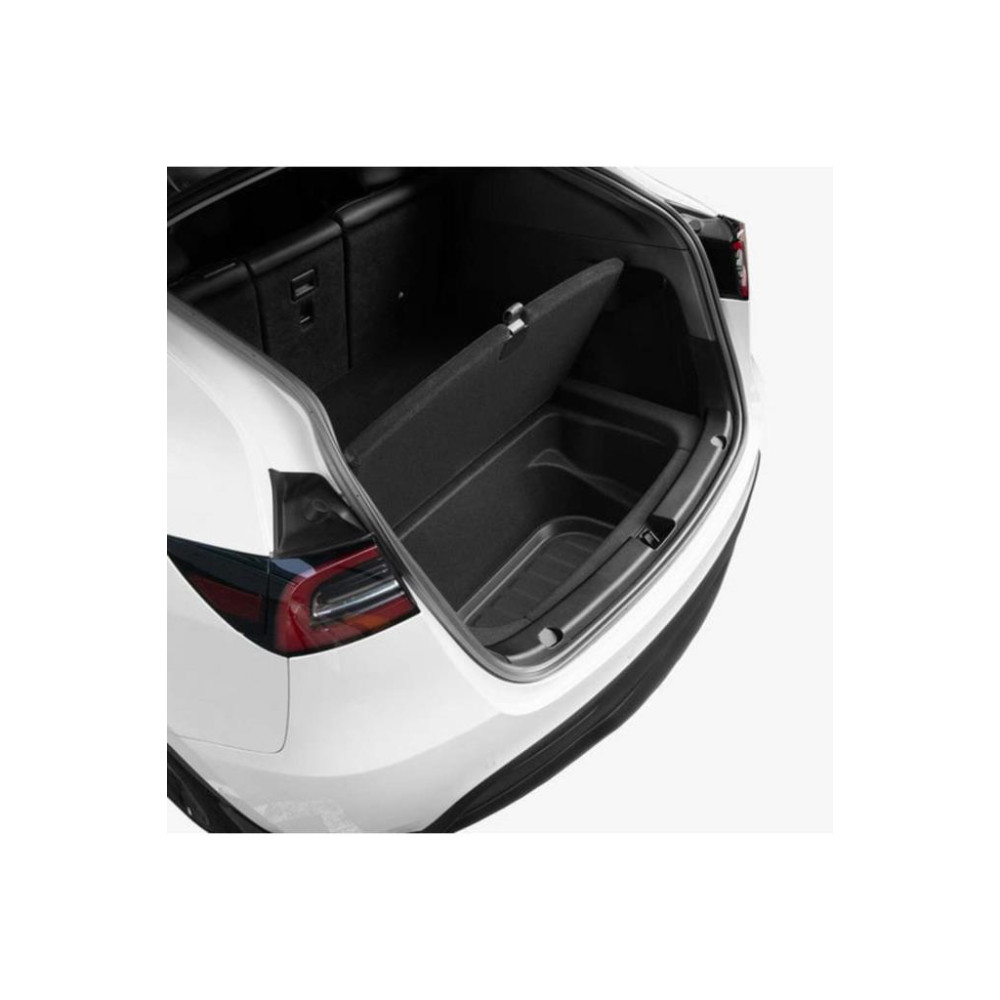Spigen Tesla Model Y (2024-2023) Rear Trunk Arka Bagaj Alt Gizli Bölme 3D Havuz Paspas Black TL00-Y Black
