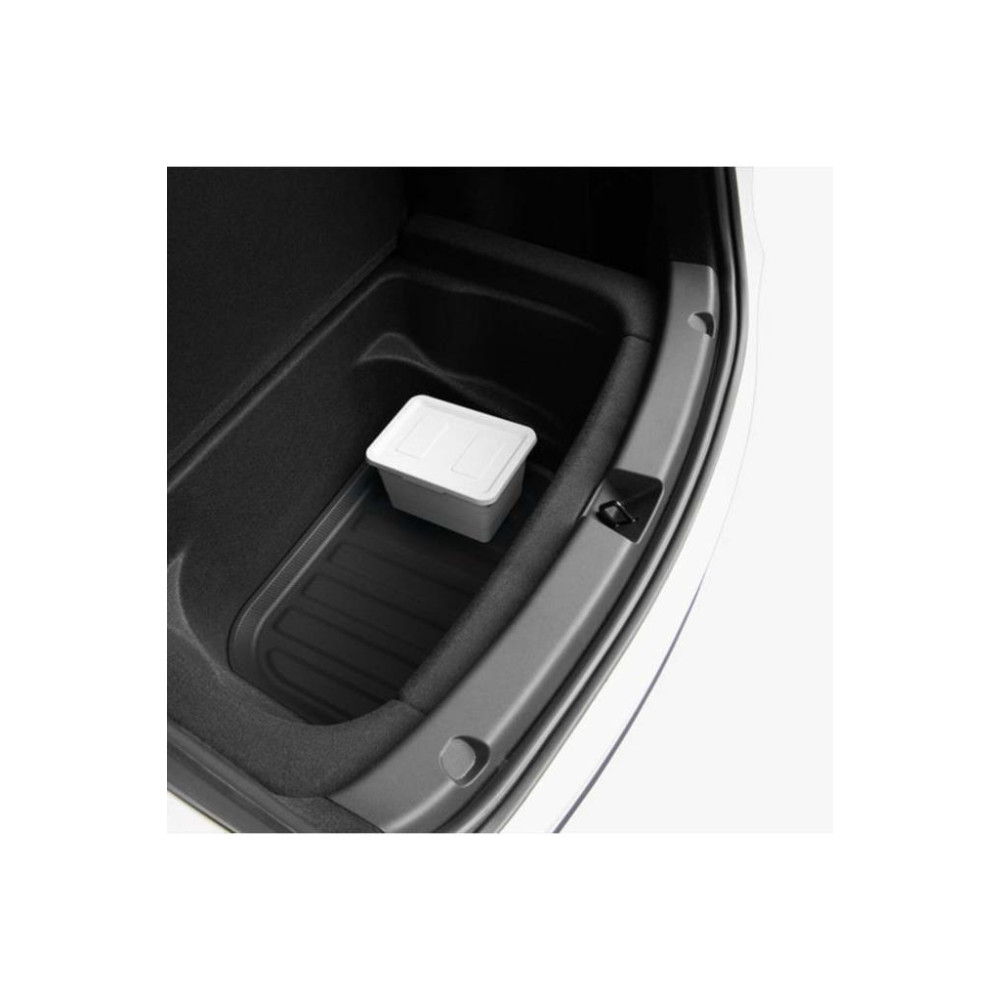 Spigen Tesla Model Y (2024-2023) Rear Trunk Arka Bagaj Alt Gizli Bölme 3D Havuz Paspas Black TL00-Y Black