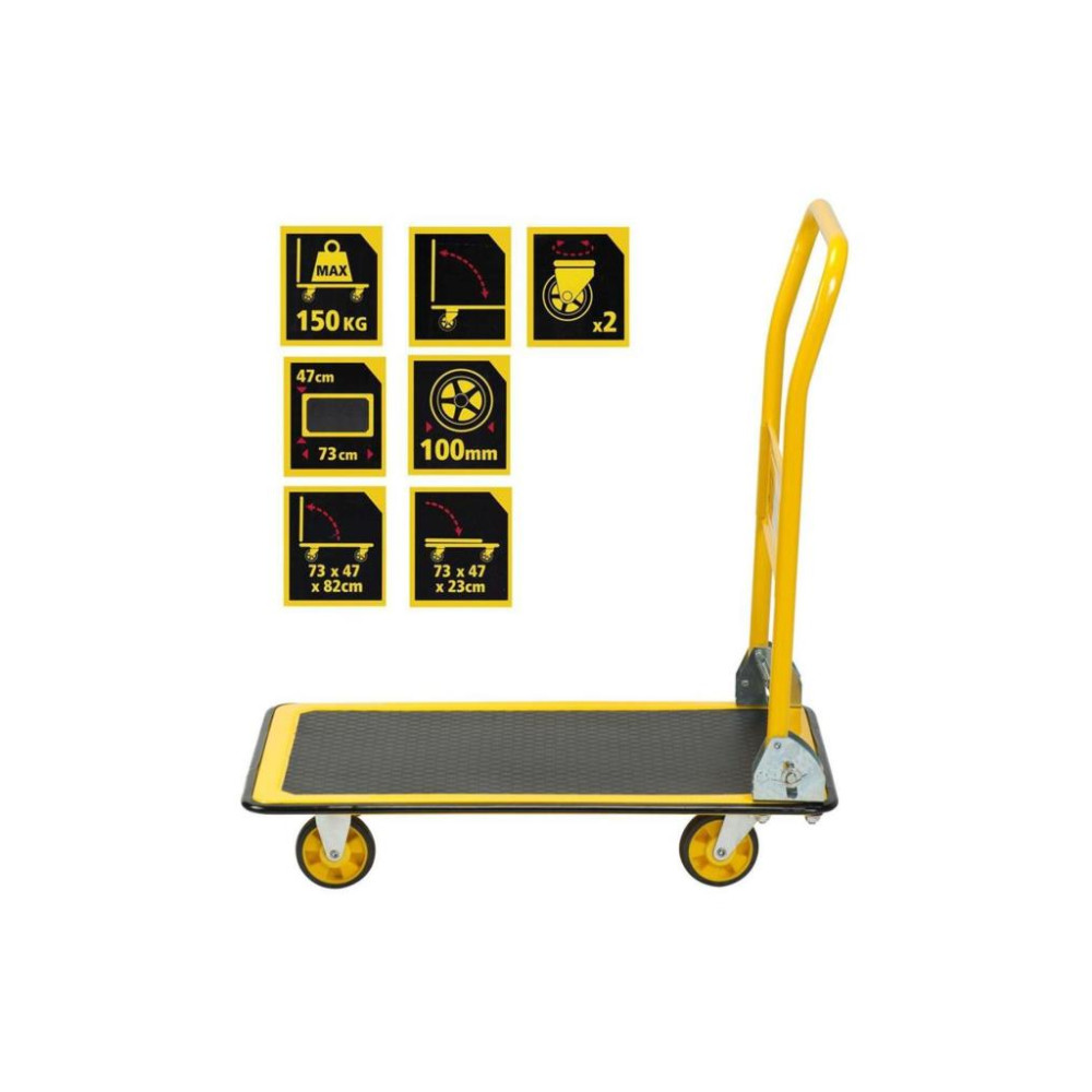 Stanley PC527 150 kg Profesyonel Paket Taşıma Arabası