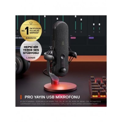 SteelSeries Alias USB-C Condenser Gaming Mikrofon - Outlet
