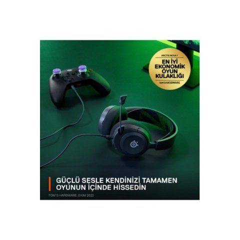 SteelSeries Arctis Nova 1X Kablolu Kulak Üstü Oyuncu Kulaklığı Teşhir