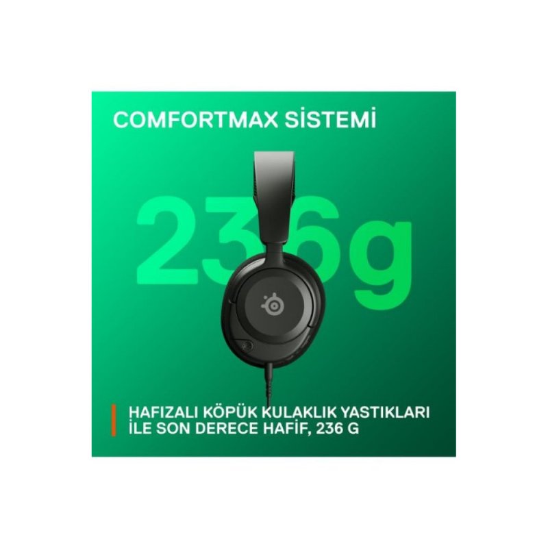 SteelSeries Arctis Nova 1X Kablolu Kulak Üstü Oyuncu Kulaklığı Teşhir