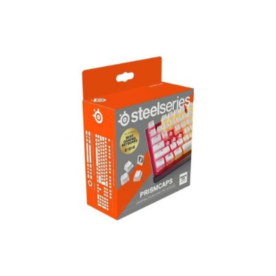 SteelSeries PrismCaps UK Beyaz Tuş Takımı Outlet