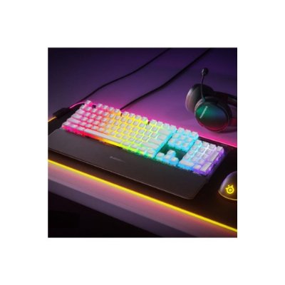 SteelSeries PrismCaps UK Beyaz Tuş Takımı Outlet