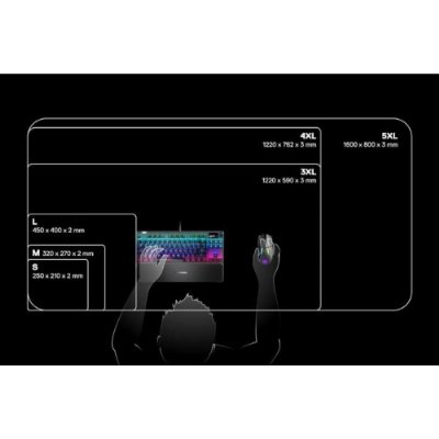 steelseries QcK 3XL Oyuncu Mousepad, Oyun Sensörleri İçin Optimize Edilmiştir