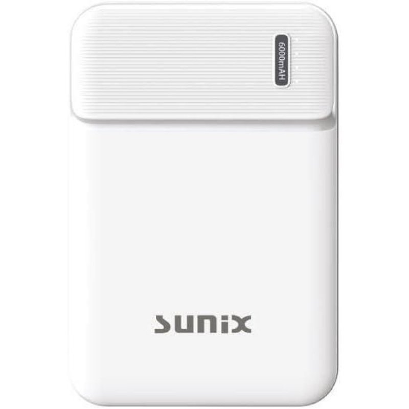 Sunix PB-21 Beyaz 6000 mAh Powerbank Teşhir