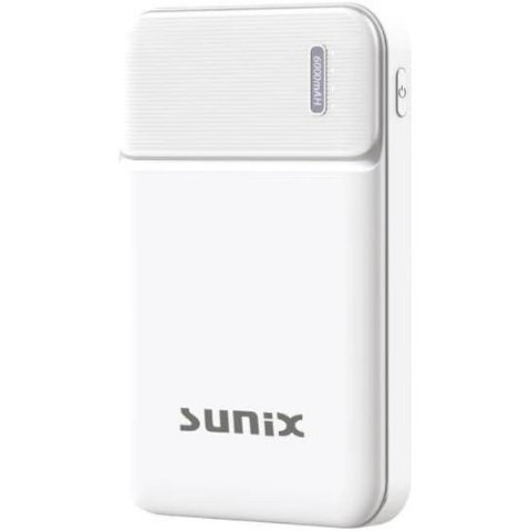 Sunix PB-21 Beyaz 6000 mAh Powerbank Teşhir