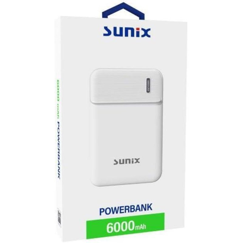 Sunix PB-21 Beyaz 6000 mAh Powerbank Teşhir