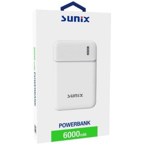Sunix PB-21 Beyaz 6000 mAh Powerbank Teşhir